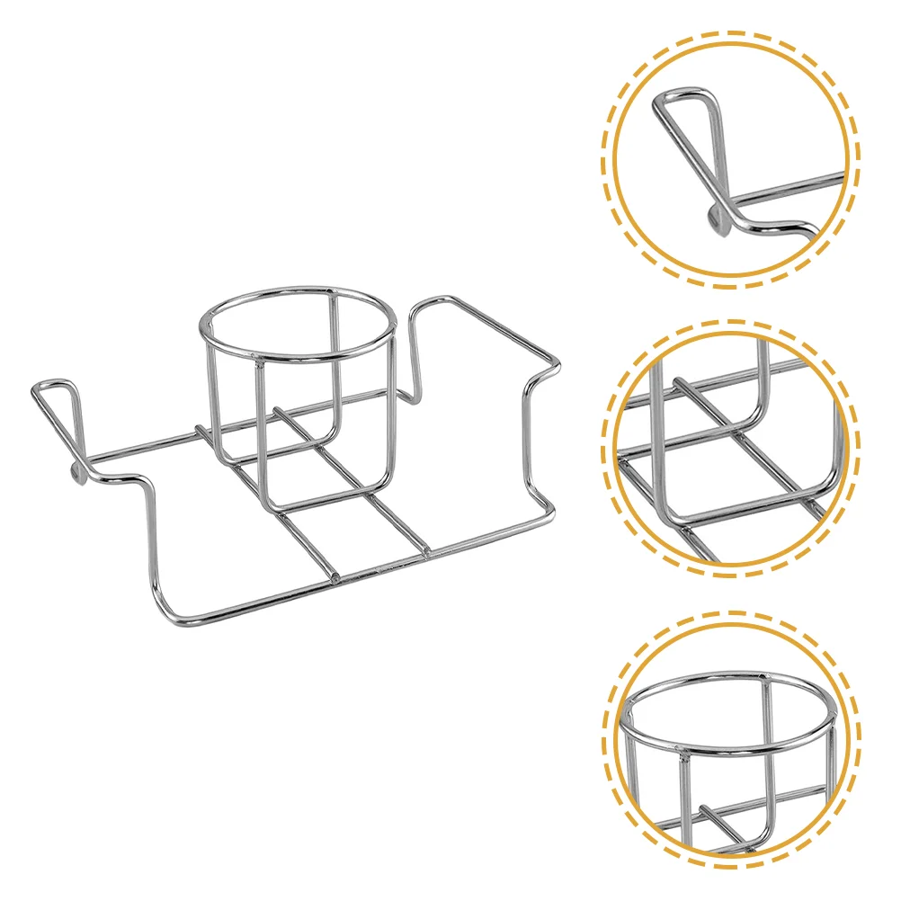 

Stainless Steel Cookware Folding Chicken Rack Grill Foldable Turkey Roast Holder