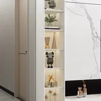 Glass Cellar Wine Cabinets Rack Showcase Storage Wall Wine Cabinet Living Room Fridge Vitrinas De Vidrio Indoor Bar Furniture 2