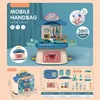 Portable Storage Box Children's Educational House Gift Toy Girl Kitchen Accessories Makeup Medical Set Toy Gift 4