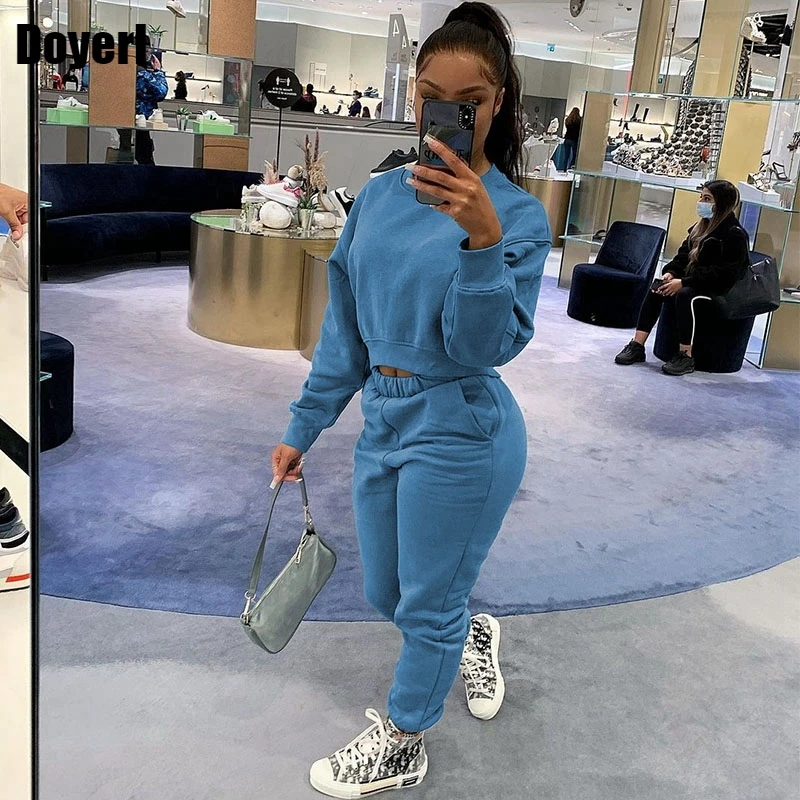 Vrouwen Trainingspak Set Jogger Bijpassende Sets Lounge Wear Herfst Winter  Trainingspakken Voor Vrouwen Sport Pak Set Tweedelige Outfits  Casual|Broekpak| - AliExpress