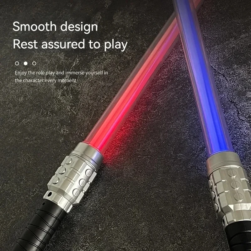 Laser Sword Star Retractable Lightsaber for Kids with Sound&Light, Parent-Child Interactive Toy Red Blue Green Glow Stick Sword