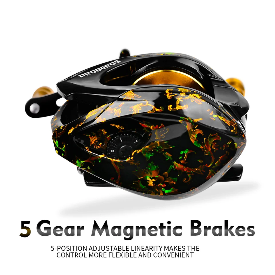 Proberos-フィッシングリール,金属スプール,磁気ブレーキ