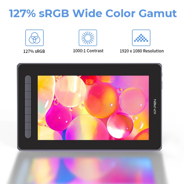 XPPen Artist 12 2nd Gen Tavoletta grafica da 12 pollici Monitor 8192 Livelli 60 Inclinazione X3 Stilo Tavoletta grafica artistica per Android Windows Mac 4