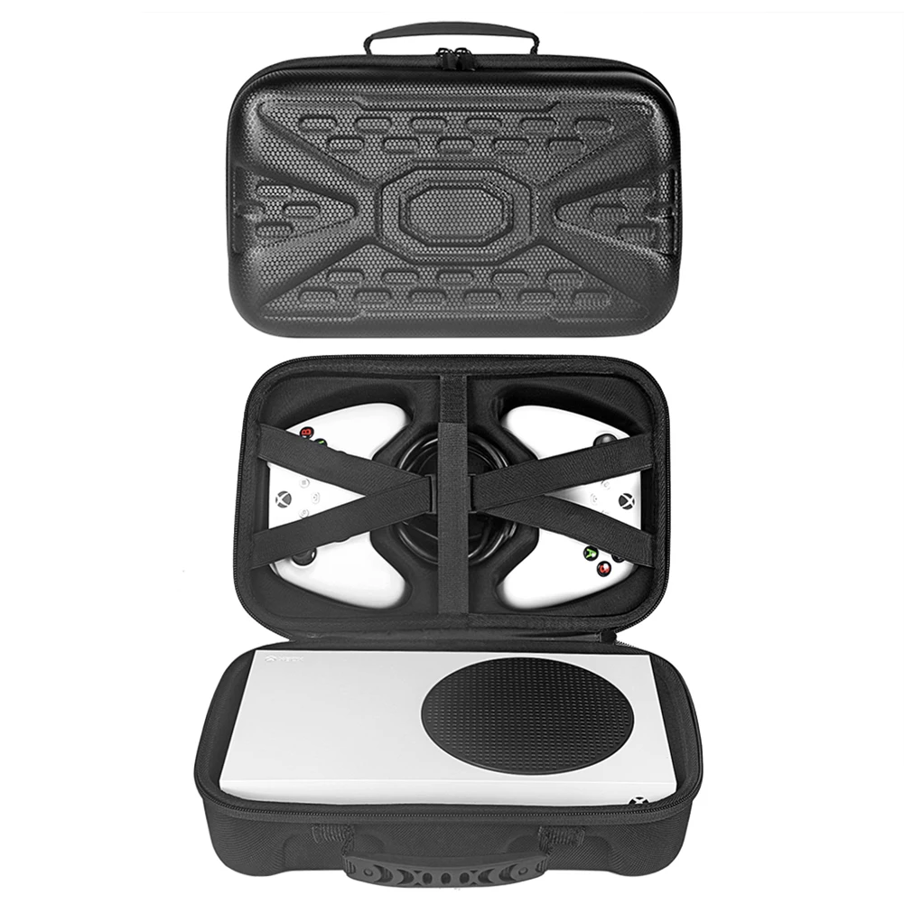 Hard Carrying Case for Xbox Series S Console Travel Case Travel Storage Bag for Wireless Controller and Gaming Accessories