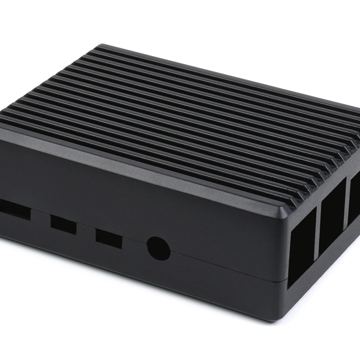 Waveshare Aluminum Stripe Grooved Case For Raspberry Pi 4, Inner Heatsink Pillars