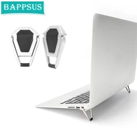 Metal Foldable Laptop Stand Non-slip Base Bracket Mini Cooling Stand Feet 1