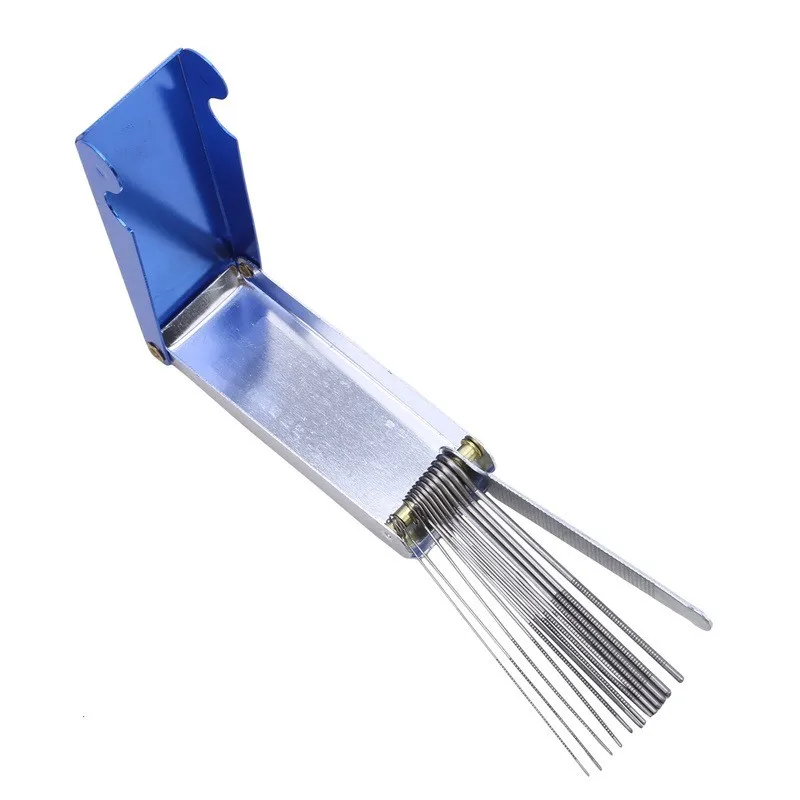 Guitar Nut and Saddle Polishing & Grinding File Kit with Dual Cutting Edges - Luthier Tool Set