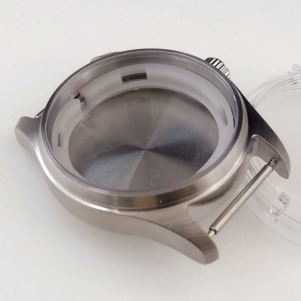 Vintage Piloten-Uhrengehäuse aus Titan/316L-Stahl für NH34 NH35 NH36 NH38 NH70 PT5000 ETA2824 Miyota8215 mit Saphirglas, Wasserdicht – Detail 28