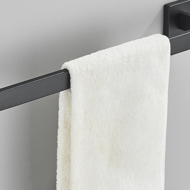 Bathroom Accessories Set Matte Black Wall Shelf Toilet Roll Paper Holder Robe Hook Hanger Towel Rail Bar Rack Ring Bath Hardware