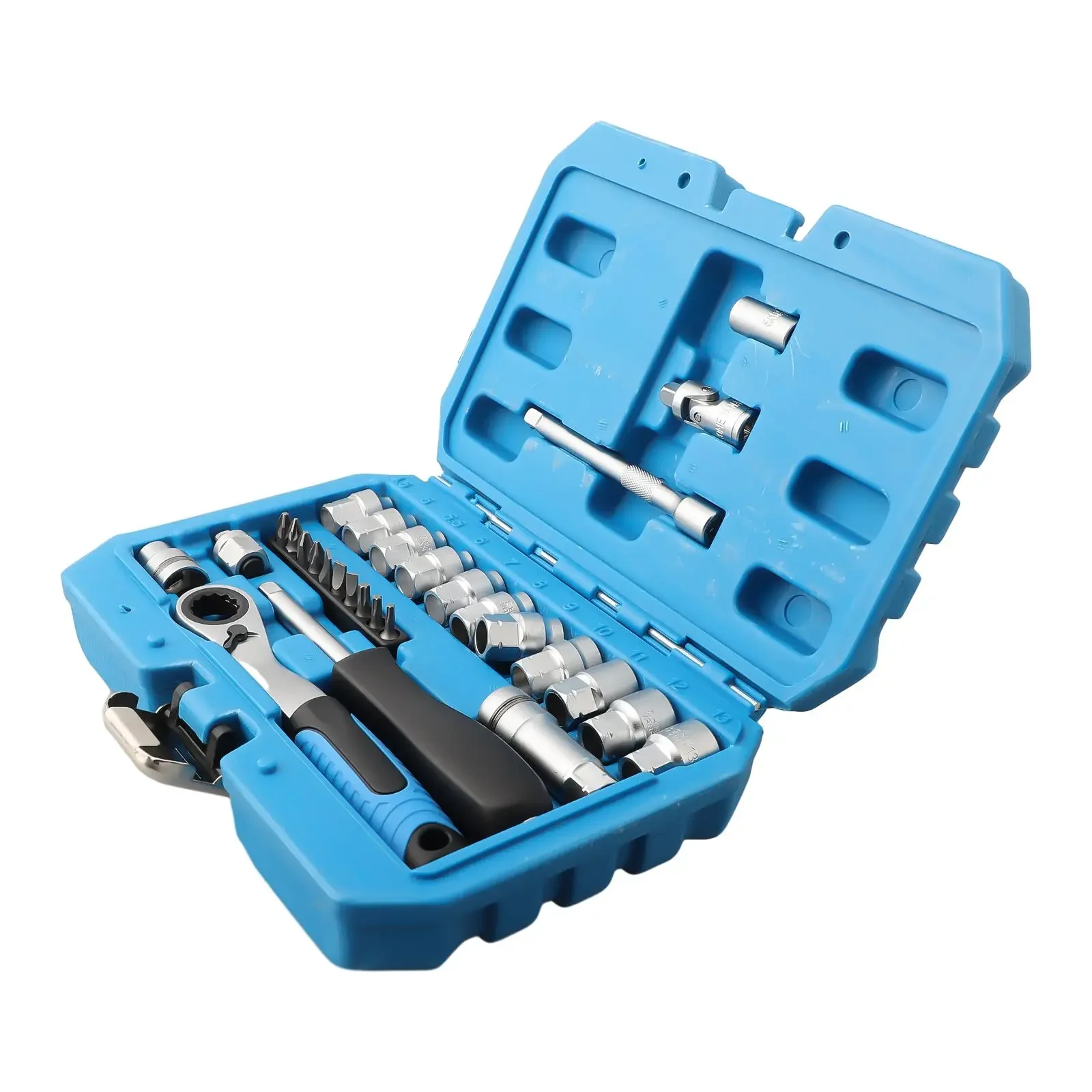 

Car Auto Repair Tool Chrome-vanadium Steel Efficient Torque Wrench Kit Withstand High Torque Automotive Repairs