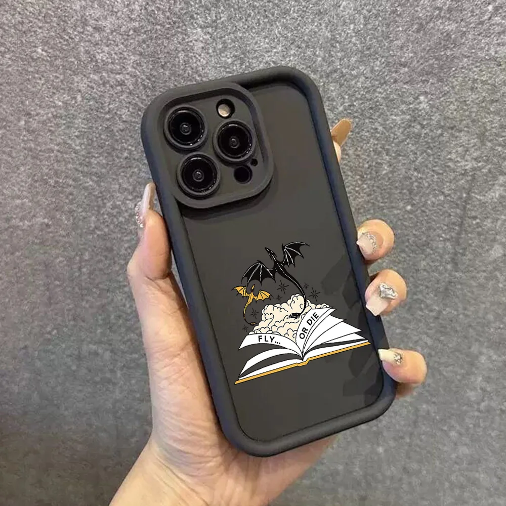 Luxury Fashion Dragon Wing Soft Silicone Phone Case