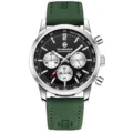 Silver-Black-Green