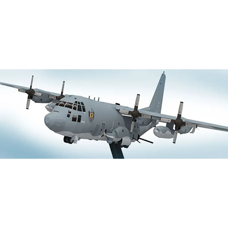 1:100 AC-130空気ガンシップ武装船舶天使の死空中地獄航空機紙