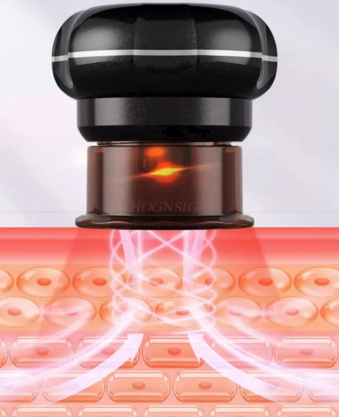 Intelligent Vacuum Cupping Massage Device 12 Gears Electric Heating Scraping Suction Cups Physical Fatigue Relieve Guasha Cans 4