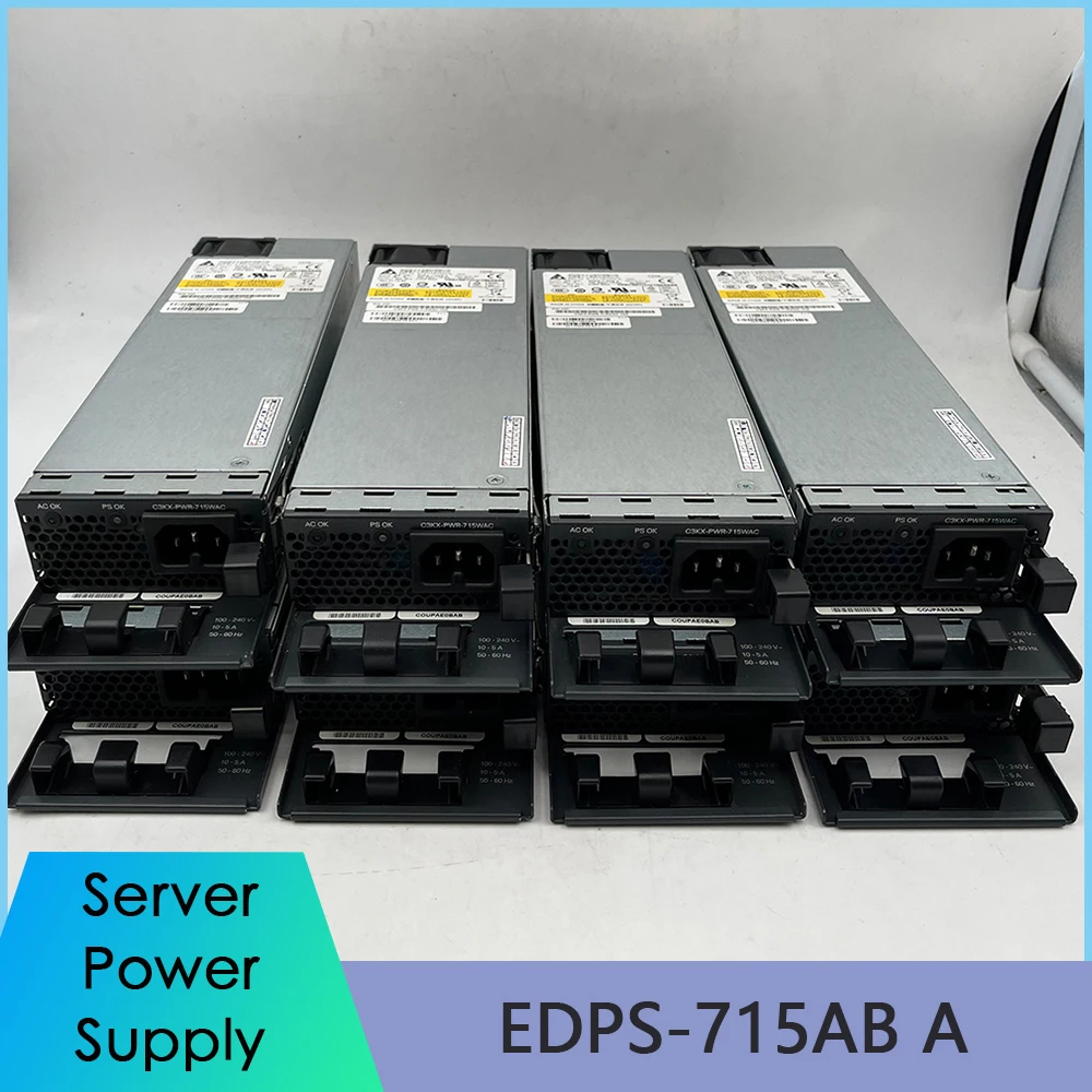 1PCS For DELTA EDPS 715AB A 715W 50 60HZ C3KX PWR 715WAC Server Power Supply
