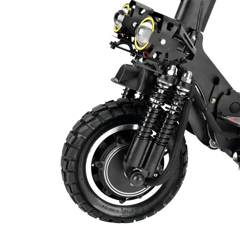 Foldable Adult Electric Scooter 2400W 52V 21AH Dual Motor Escooter Max Speed 65km/h Range 80km Hydraulic Brake
