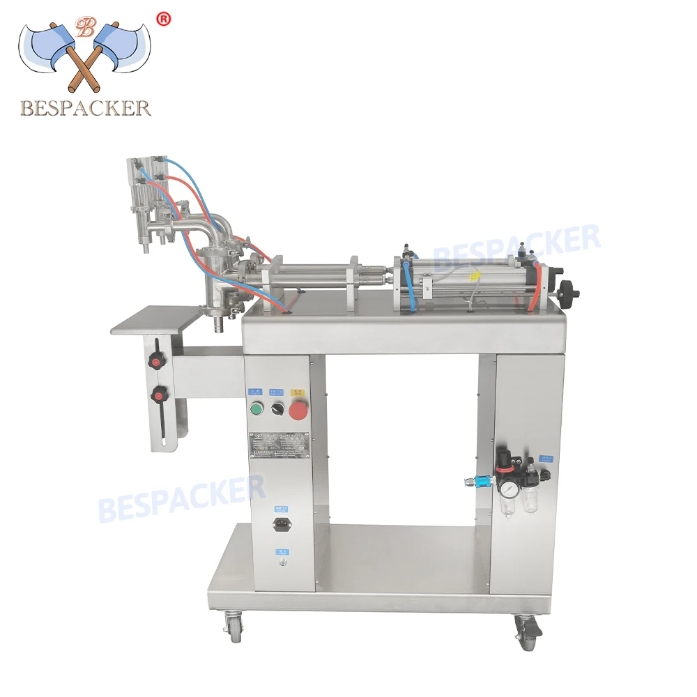 Y2WLD-1000  Foor-Standing 2 Heads Liquid Filling Machine Fruit Juice Mineral Water Automatic Instrument solar water heater controller fully automatic water supply instrument water temperature and water level gauge display