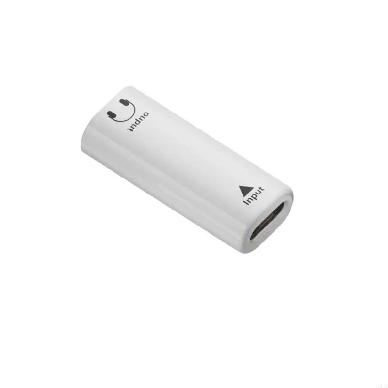 M6CA 범용 USB C 3.5mm 헤드폰 어댑터 프리미엄 사운드 여행용