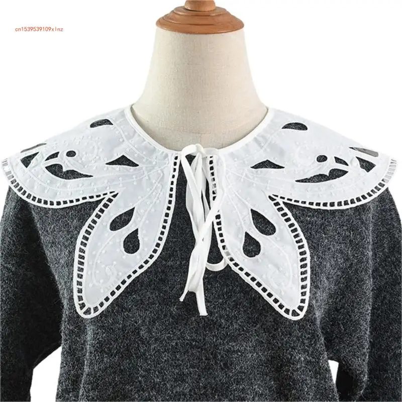 

Butterfly Shaped Collar Decorative Collar Blouse Shirt Collar Lady Neckwear Wrap