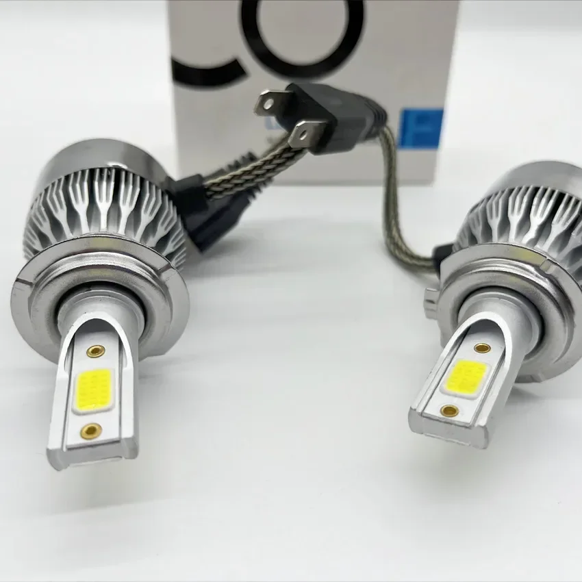 2 Pcs LED H1 H3 H4 H7 9004/HB1 9005/HB3 자동차 헤드 라이트 전구 36W 3800LM 자동차 액세서리 6000K 자동 LED 안개등