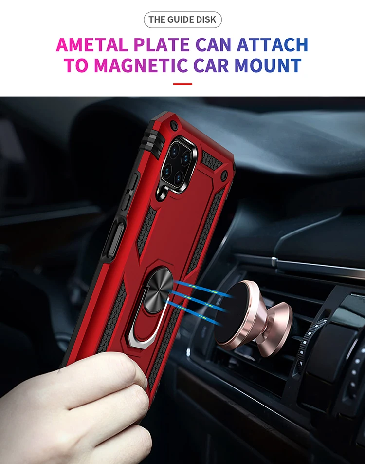 Custodia Huawei P40 Pro Plus | Cover Sottile In Silicone Con Anello Magnetico 360° E Supporto Auto | Verde