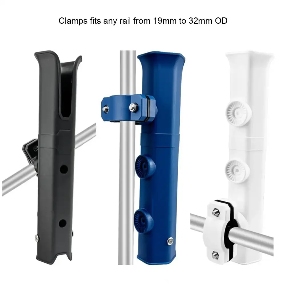 Adjustable Spinning Portable Plastic Fishing Rod Holder Rack Bracket Fishing Pole Holder Boat Marine Yacht Kayak Outdoor Fishing