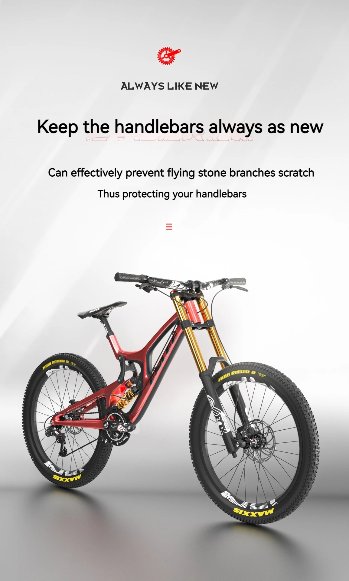 ENLEE Fahrrad Lenker Schutz Aufkleber Rennrad MTB Bike Pflege Auto Aufkleber Rahmen Schutz Film Anti-Scratch PVC Aufkleber – Detail 5
