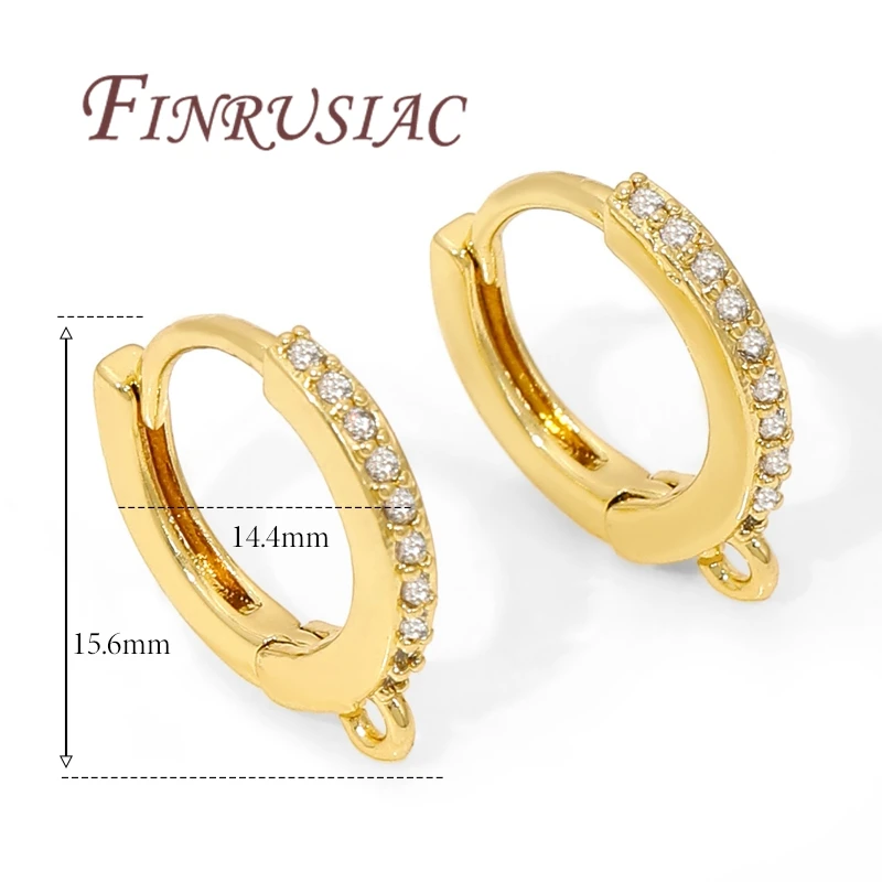 חוטי אוזניים מצופי רודיום, תליוני עגילים עגולים, מתקני עגילים, ציוד ליצירת תכשיטי עגילים לנשים בעצמך