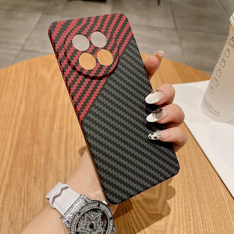 Ultra-Thin Carbon Fiber Stripe Pattern Matte Hard Case