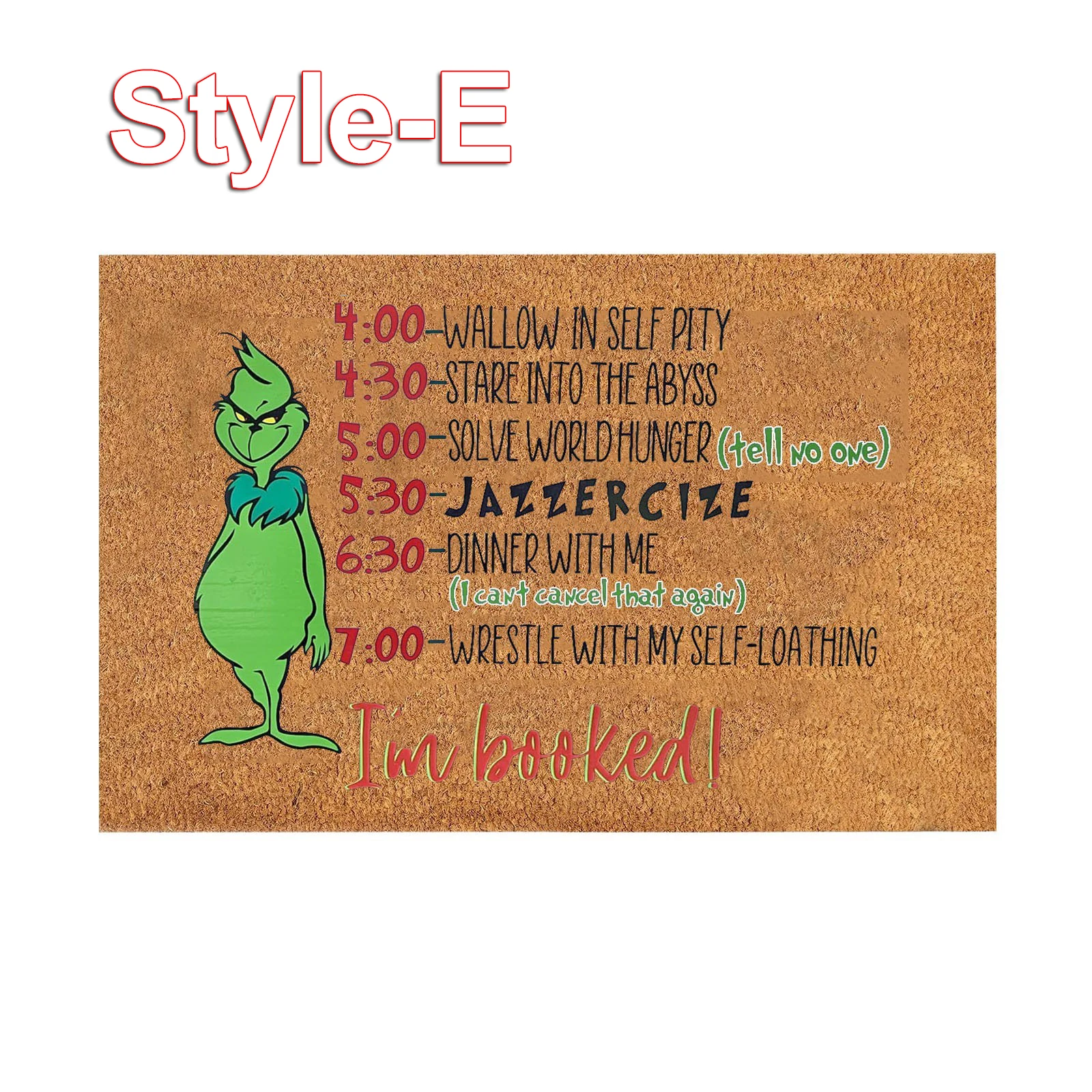 Christmas Door Mat Outdoor Welcome Mat For Front Door, Entryway Christmas Carpet, 60X40CM Inch Door Mats, Anti-Slip Rug For Home