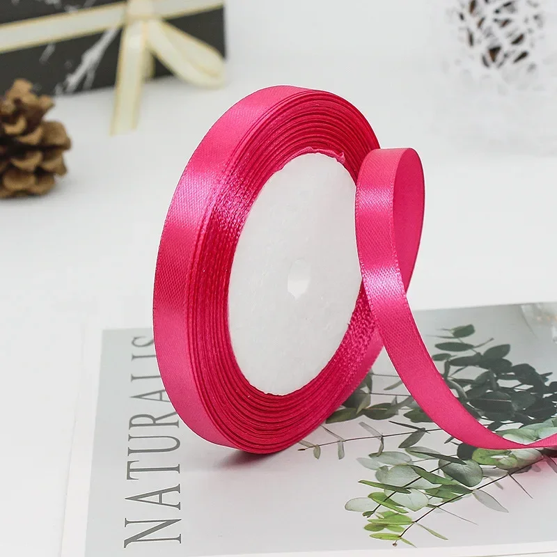 Elegant Satin Ribbons for Gift Wrapping & Decorations - 25 Yards