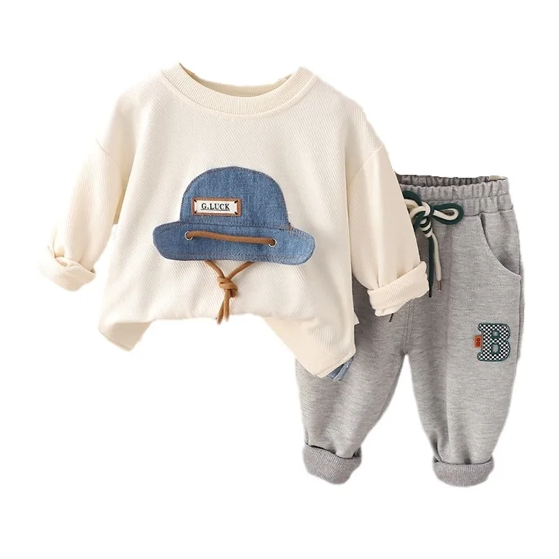 

New Spring Autumn Baby Clothes Suit Children Boys T-Shirt Pants 2Pcs/Sets Kids Outfits Toddler Casual Costume Infant Sportswear