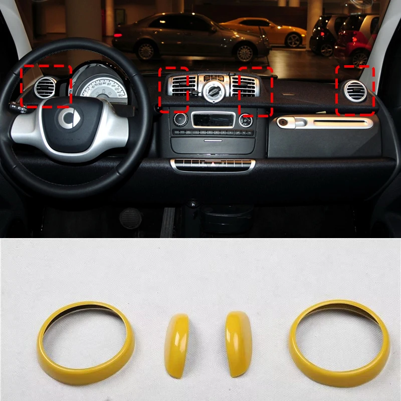 Adesivo Per Pannello Cambio Smart Fortwo 451 Brabus 2007-2014 - Decorazione Auto Impermeabile - Foto 4