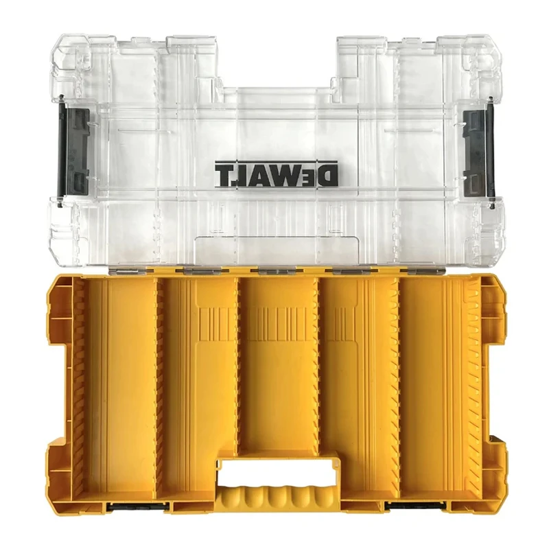 DEWALT Original Tool Box Tough Case Small Medium Parts Accessories Storage Tools Box Drill Bit Stackable Combination Toolkit