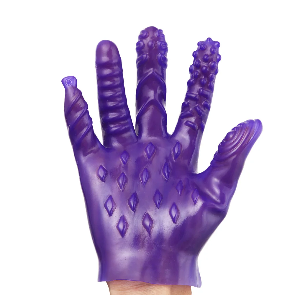 Tanie Sex rękawiczki masturbacja erotyczne palec dla dorosłych pary Sex produkty rękawiczki Sex sklep