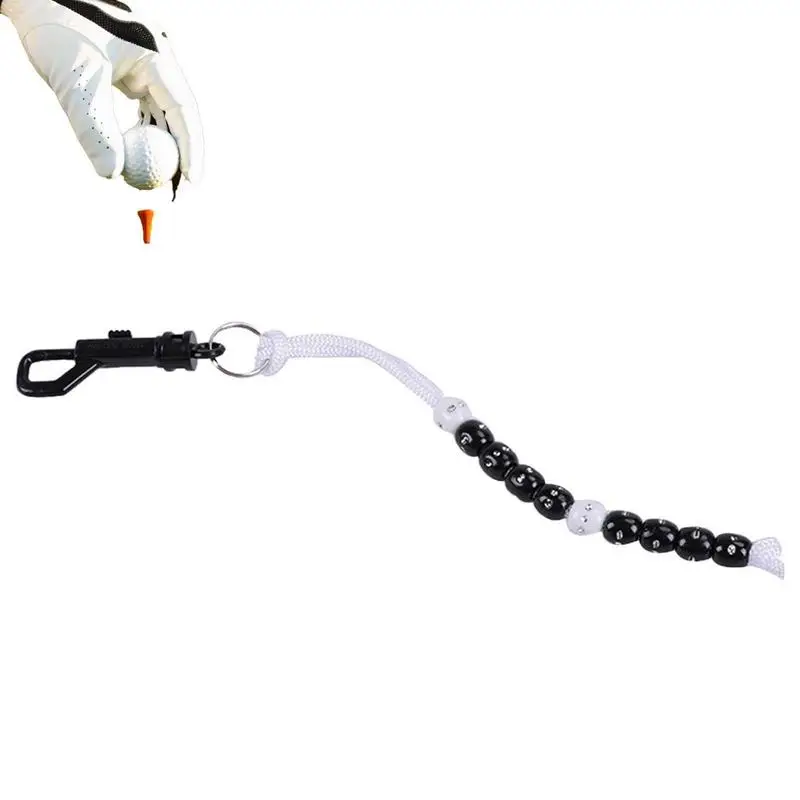 

Bead Counter For Golf Stroke Counter With Diamond Golf Beads Score Counter With Clip Golf Stroke Score Count Keeper Putting