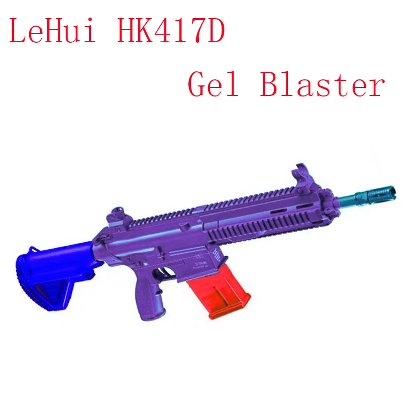 CODE X Lehui Hk417d  Water Toy Gun Cqb Nylon  Mosfet Upgrade Watergun Pistolas De Bolitas Gel GiftElectric Gel Blaster