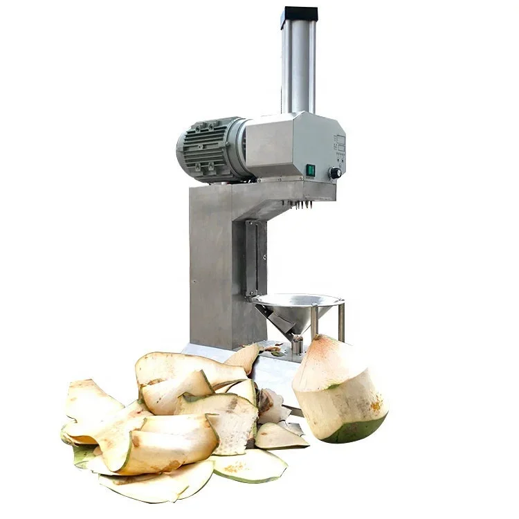 Electric Green Coconut Automatic Husk Remove Grater Peeler Dehusk Scraper Open Opener Cutter Cut Peel Machine 3