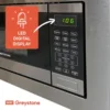 0.9 Cubic Foot, Built-In Microwave, Digital Touchpad, LED Display, Includes Trim, Stainless Steel 3