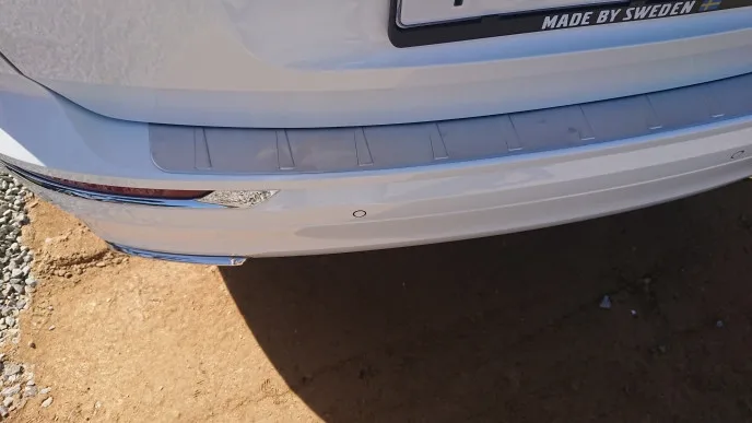 

Car Styling For Volvo Xc60 2018 2019 2020 Stainless Steel Rear Bumper Protector Sill Trunk Rear Guard Tread Plate Trim