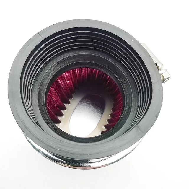 Qiilu Filtre à Air De Rechange Universel Pour Moto, Coude à 45 Degrés