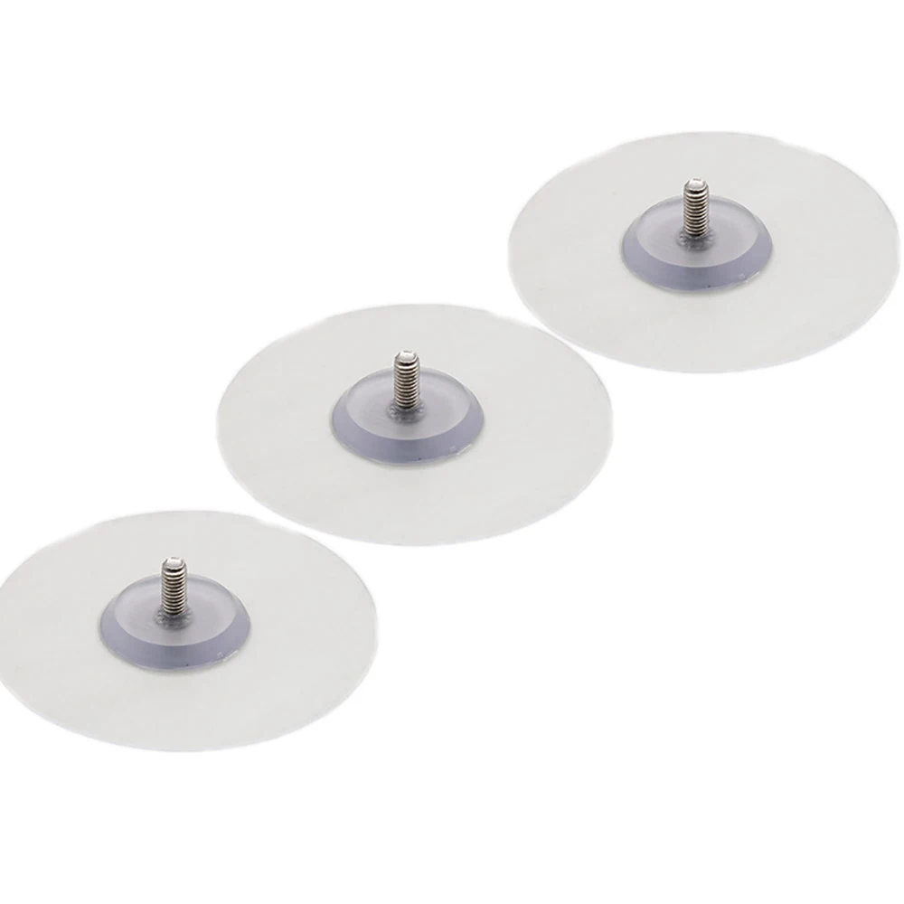 10Pcs Strong Paste Silicone Free Punching Handle Cabinet Glass Door Universal Sticky Tray Drawer Wardrobe Plastic Tray Handle