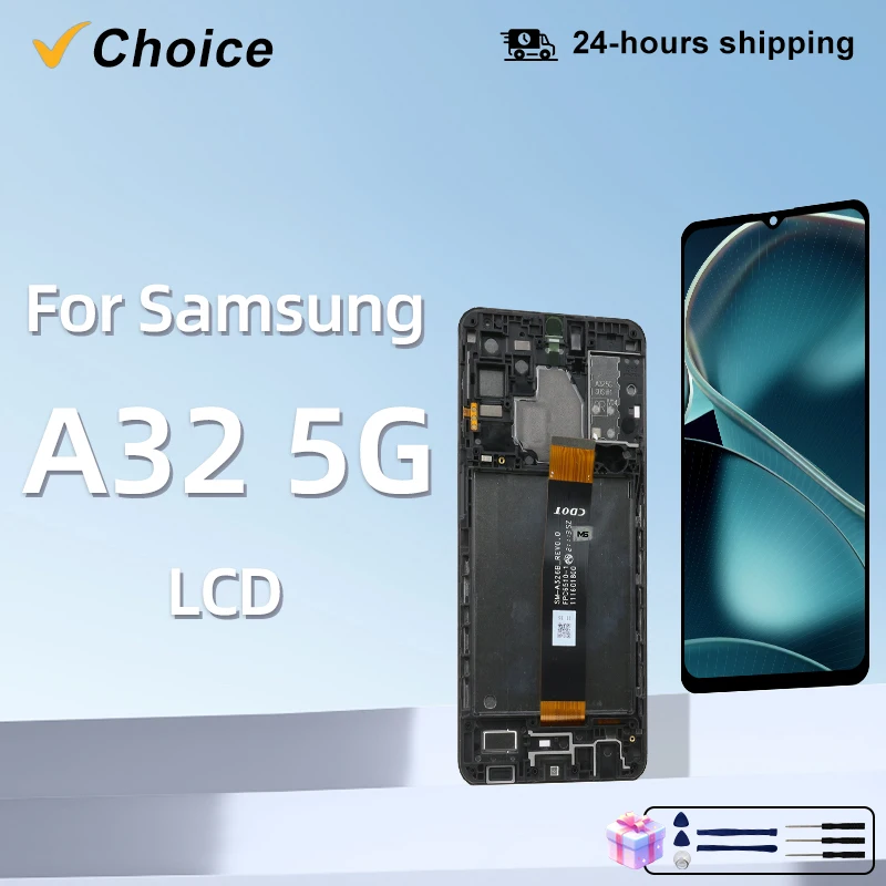 6.5 ''NUOVO Schermo Per Samsung A32 5G Display LCD Touch Screen Digitizer Per Samsung A32 5G A326 A326B A326U Display di Ricambio