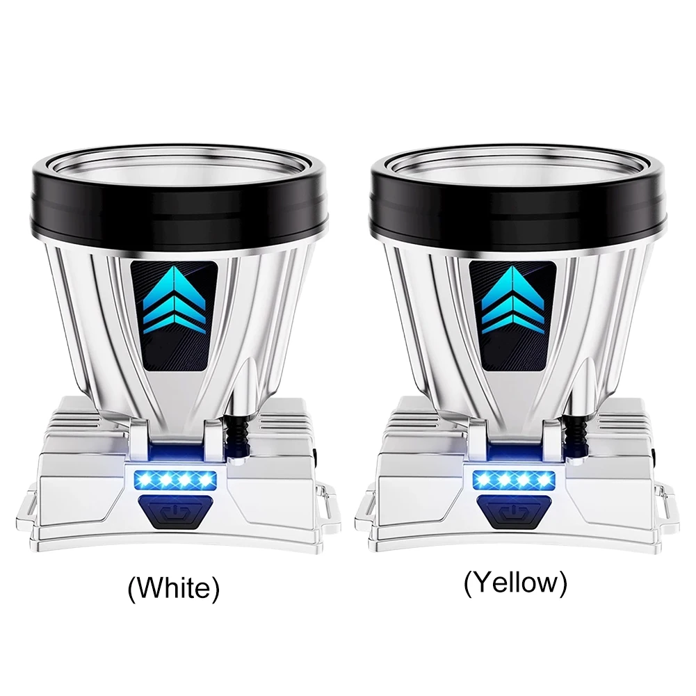 Led Rechargeable High Power Headlamp 3 Mode Head Flashlight Super Bright Head Lamp for Outdoor Running Fishing Hiking Camping