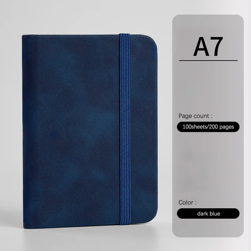 Cuaderno De Bolsillo Cuaderno De Cuero De Pu Cuaderno A7
