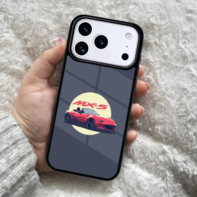 Sleek Shockproof Bumper Phone Case Cover - MX-5 Miata Edition