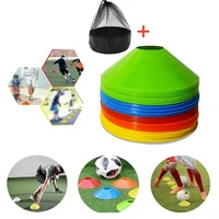 10pcs Soccer Training Sign Dish Toy Pressure Resistant Cones Marker Discs Bucket Outdoor Basketball  Training Sports Accesso Toy 1