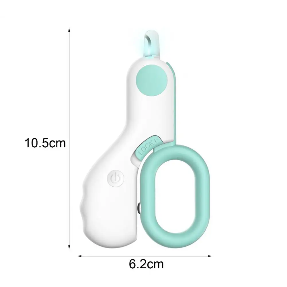 Pet Nail Clippers With Safety Lock Lighted Nail Trimmer For Cats Dogs Rabbits Professional Grooming Tool Scissors With LED Light