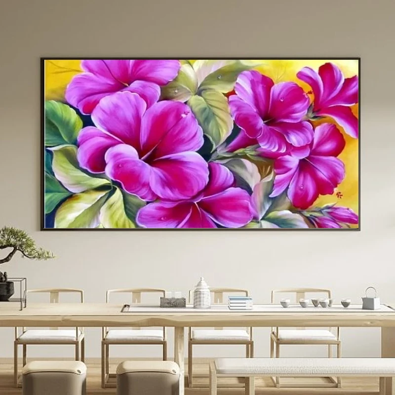 

GATYZTORY Paint By Number Flower Hand Painted Painting Art Drawing On Canvas Gift DIY Pictures By Numbers Kits Home Decor