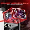 200A 6in1 Gasless MIG Welding Machine 110V/220V Digital LCD Display Multiprocess Welder Flux Core Stick TIG Spool Gun Sync Mig 3